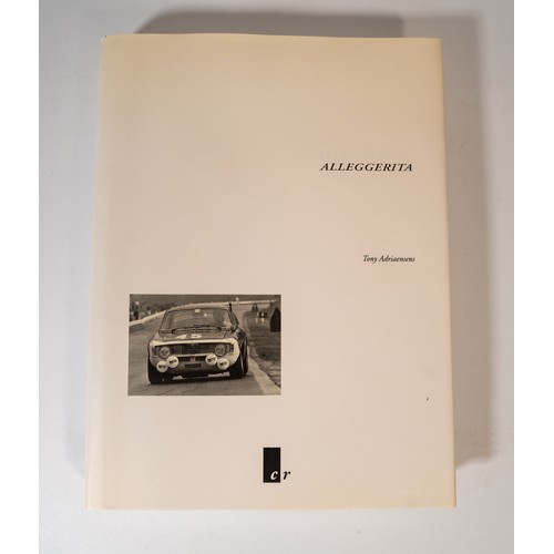 6 - TWO BOOKS ON THE ALFA-ROMEO GTA ALLEGGERITA BY TONY ADRIAENSENSThe first highly detailed book that c... 