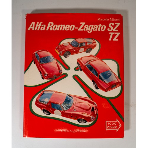 4 - A COLLECTION OF REFERENCE BOOKS ON ZAGATOAlfa-Romeo Zagato SZ TZ by Marcello MinerbiLe Zagato by Mic... 