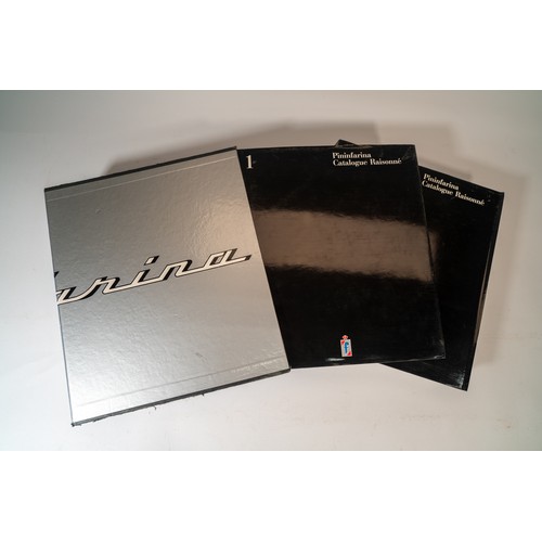 3 - A COLLECTION OF REFERENCE BOOKS ON THE DESIGNER PININFARINAPininfarina Catalogue Raisonee 1930 - 199... 