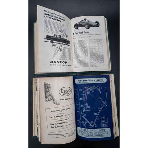 58 - A COLLECTION OF BOUND 1950S RACE PROGRAMMES For the Silverstone International Trophy Meeting, 1952-5... 