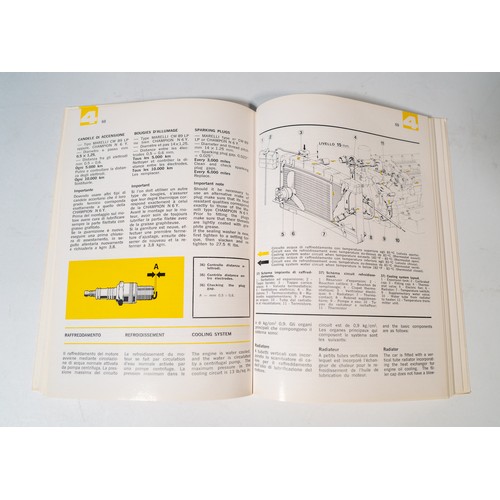 91 - 1973/4 FERRARI 365 GTB/4 OPERATING SERVICE BOOK