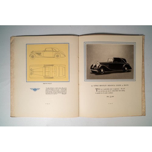 68 - BENTLEY 4 1/4 LITRE CUSTOMER BROCHURE/LEAFLET.