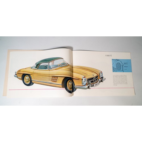 64 - MERCEDES-BENZ 300SL ROADSTER/COUPE BROCHUREBritish market edition, in English. Full colour illustrat... 