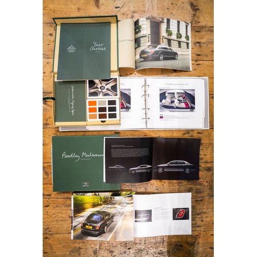 114 - A SELECTION OF MODERN BENTLEY SALES MATERIALCovering the modern Continential, Flying Spur and Mullin... 