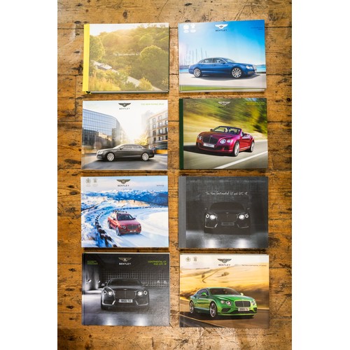 114 - A SELECTION OF MODERN BENTLEY SALES MATERIALCovering the modern Continential, Flying Spur and Mullin... 