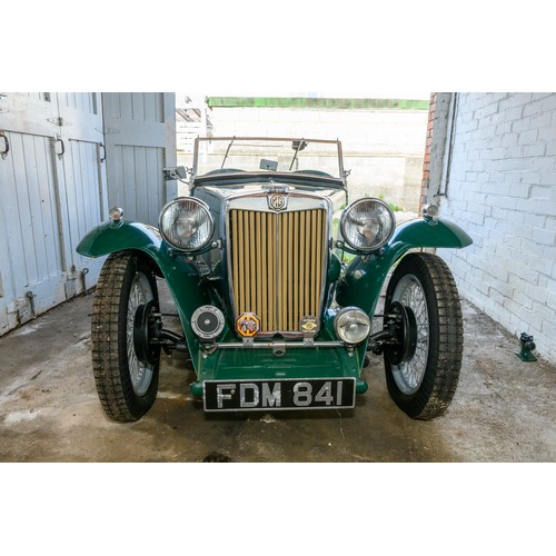 325 - 1949 MG TC “Midget”Registration Number: FDM 841Chassis number: TC9164 Recorded Mileage: 15 miles sin... 