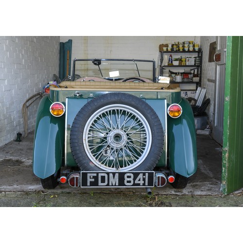 325 - 1949 MG TC “Midget”Registration Number: FDM 841Chassis number: TC9164 Recorded Mileage: 15 miles sin... 