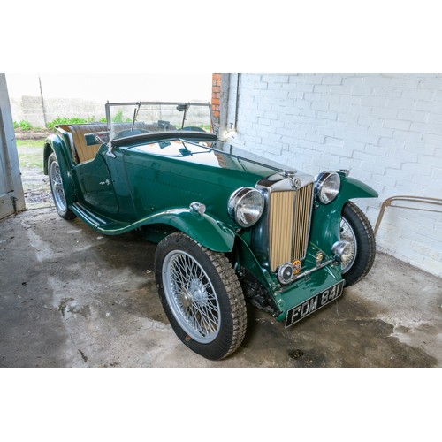 325 - 1949 MG TC “Midget”Registration Number: FDM 841Chassis number: TC9164 Recorded Mileage: 15 miles sin... 