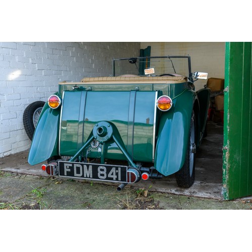 325 - 1949 MG TC “Midget”Registration Number: FDM 841Chassis number: TC9164 Recorded Mileage: 15 miles sin... 