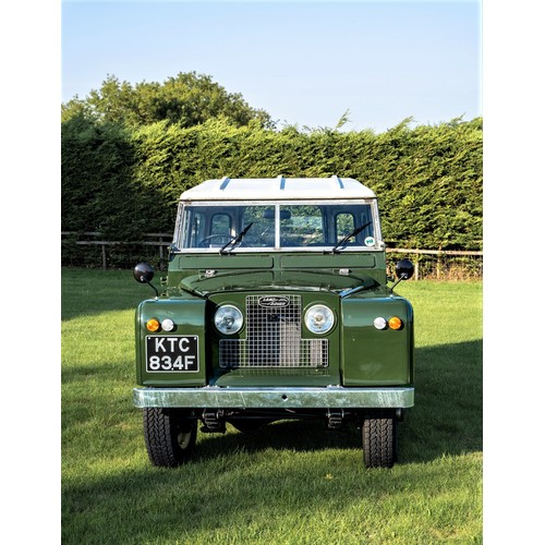 322 - 1968 Land-Rover Series IIA 88” Registration Number: KTC 834F                      Chassis Number: 24... 