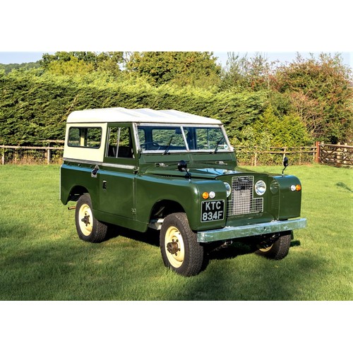 322 - 1968 Land-Rover Series IIA 88” Registration Number: KTC 834F                      Chassis Number: 24... 