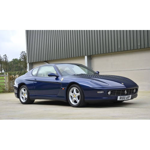 311 - 1998 Ferrari 456M GTARegistration Number: R100 ARPChassis Number: ZFFWP50C0000113420Recorded Mileage... 