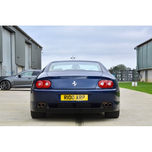 311 - 1998 Ferrari 456M GTARegistration Number: R100 ARPChassis Number: ZFFWP50C0000113420Recorded Mileage... 