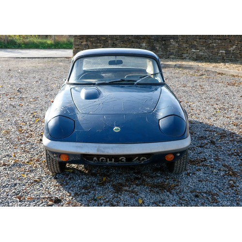 301 - 1969 Lotus Elan S4 SE Fixed Head CoupeRegistration Number: AGH 374GChassis Number: 8684Recorded Mile... 