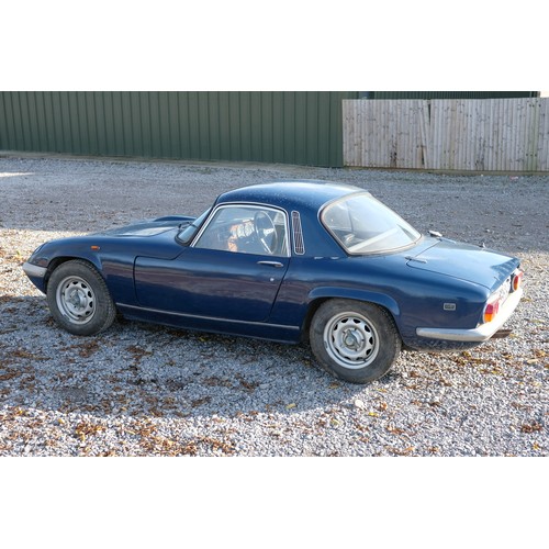 301 - 1969 Lotus Elan S4 SE Fixed Head CoupeRegistration Number: AGH 374GChassis Number: 8684Recorded Mile... 