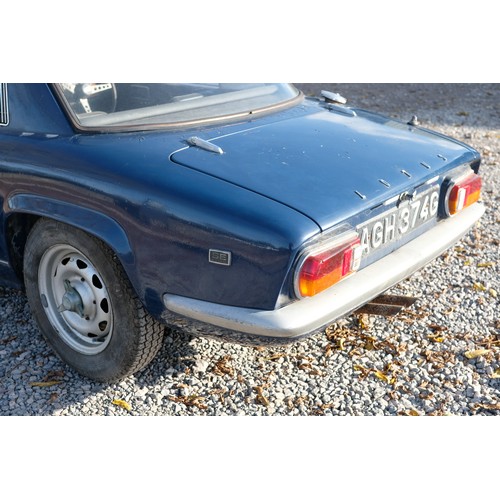 301 - 1969 Lotus Elan S4 SE Fixed Head CoupeRegistration Number: AGH 374GChassis Number: 8684Recorded Mile... 