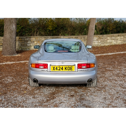 304 - 2001 Aston Martin DB7 V12 Vantage                                   Registration Number: X424 KOECha... 