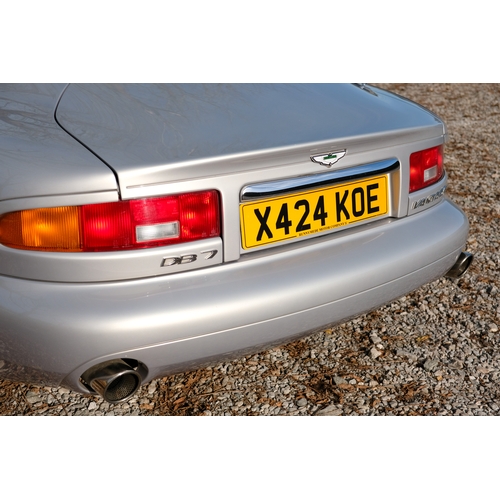 304 - 2001 Aston Martin DB7 V12 Vantage                                   Registration Number: X424 KOECha... 