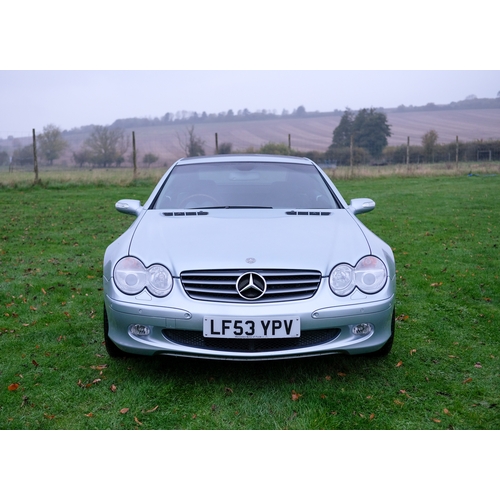 305 - 2003 Mercedes-Benz SL500                                               Registration Number: LF53 YPV... 