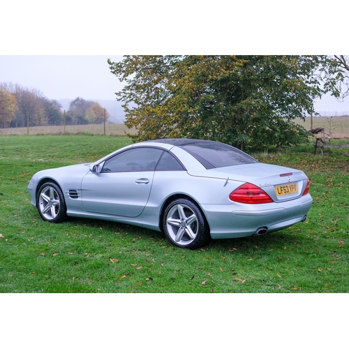 305 - 2003 Mercedes-Benz SL500                                               Registration Number: LF53 YPV... 