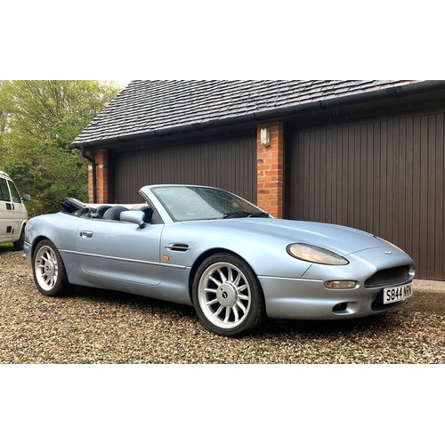 307 - 1998 Aston-Martin DB7 VolanteRegistration Number: S844 NRNChassis Number: SCFAA31123111XK202386 Reco... 