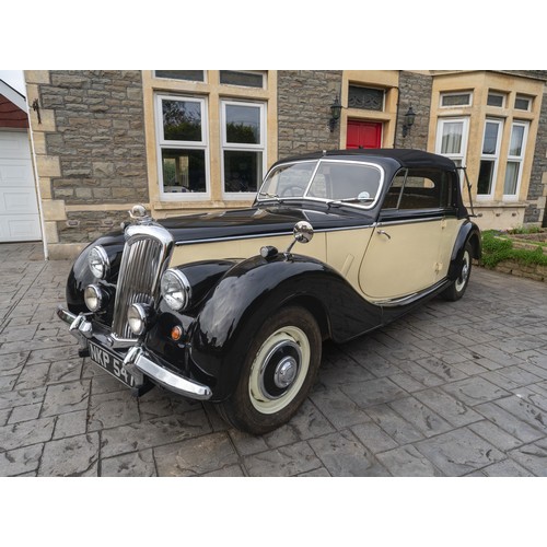 326 - 1951 Riley RM Drophead (RMD)Registration Number: NKP 547Chassis Number: 61D 8369Recorded Mileage: 10... 