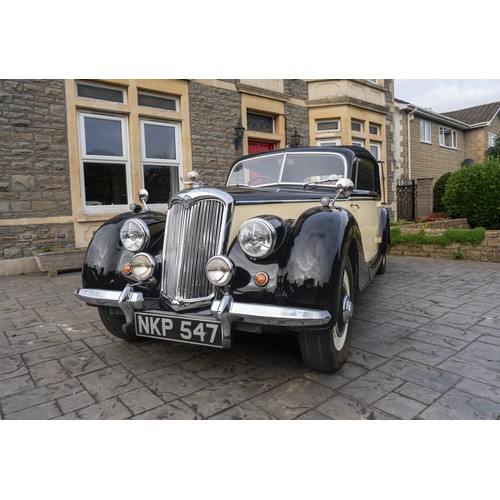 326 - 1951 Riley RM Drophead (RMD)Registration Number: NKP 547Chassis Number: 61D 8369Recorded Mileage: 10... 