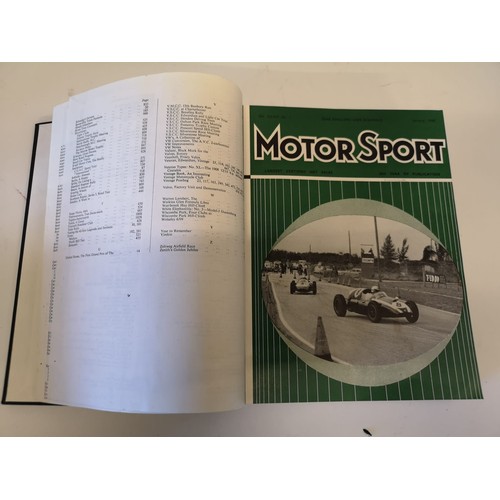 24 - BOUND SERIES OF MOTORSPORT MAGAZINESFrom the 1940s through to early 1980s.