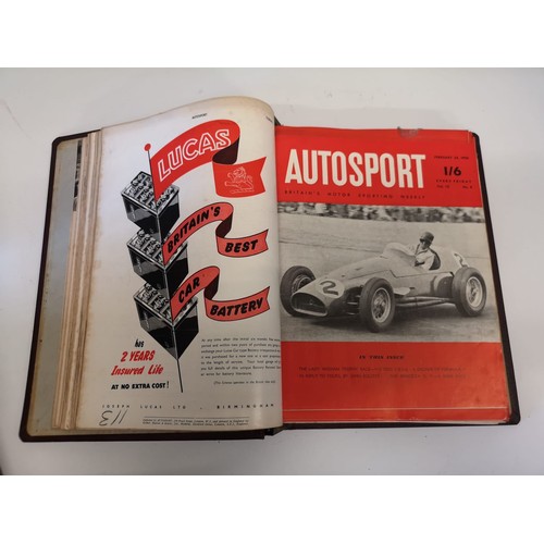 26 - BOUND SERIES OF AUTOSPORT, MOTOR AND MOTOR RACING MAGAZINESDated from the 1950s - 60s.