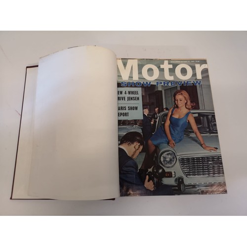 26 - BOUND SERIES OF AUTOSPORT, MOTOR AND MOTOR RACING MAGAZINESDated from the 1950s - 60s.