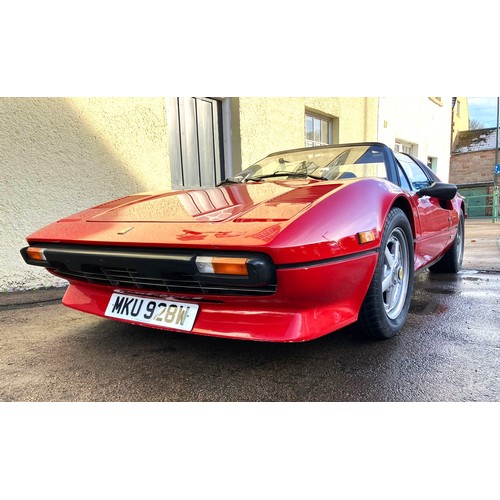 310 - 1981 Ferrari 308 GTSiRegistration Number: MKU 928WChassis Number: ZFFHA02B000038351Recorded Mileage:... 