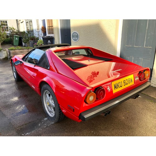 310 - 1981 Ferrari 308 GTSiRegistration Number: MKU 928WChassis Number: ZFFHA02B000038351Recorded Mileage:... 