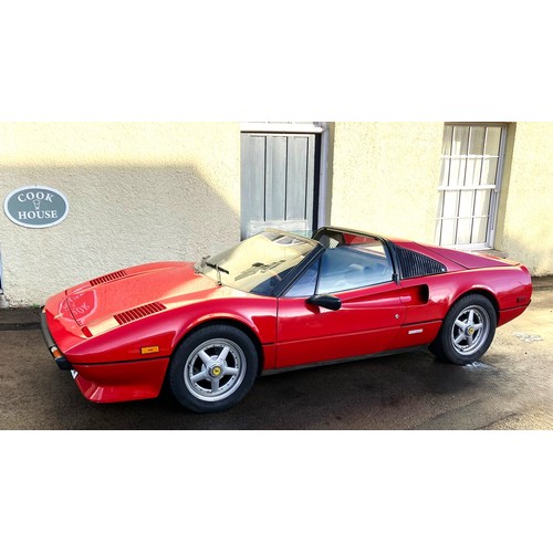 310 - 1981 Ferrari 308 GTSiRegistration Number: MKU 928WChassis Number: ZFFHA02B000038351Recorded Mileage:... 