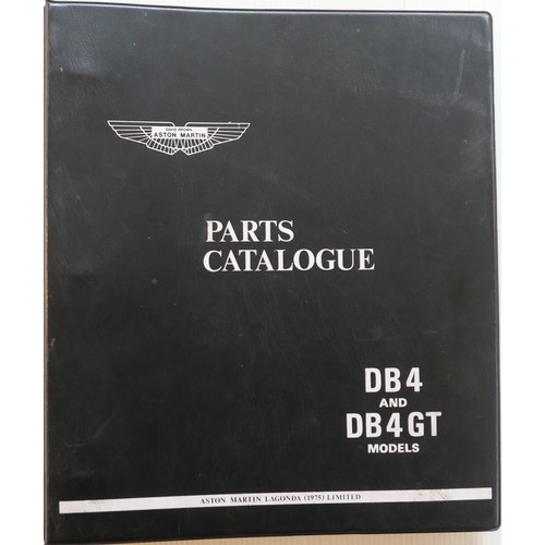 151 - ASTON-MARTIN DB4, DB4 GT, AND DB6 MANUALS AND PARTS CATALOGUESAston Martin DB4 and DB4GT Workshop Ma... 