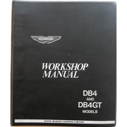 151 - ASTON-MARTIN DB4, DB4 GT, AND DB6 MANUALS AND PARTS CATALOGUESAston Martin DB4 and DB4GT Workshop Ma... 