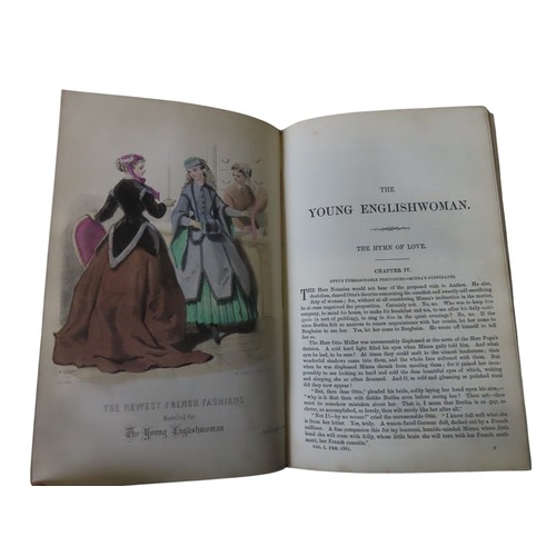 258 - A MIXED GROUP OF HARDBOUND WOMEN'S MAGAZINES AND BOOKS MAINLY FROM THE 19TH CENTURY consisting ofEng... 