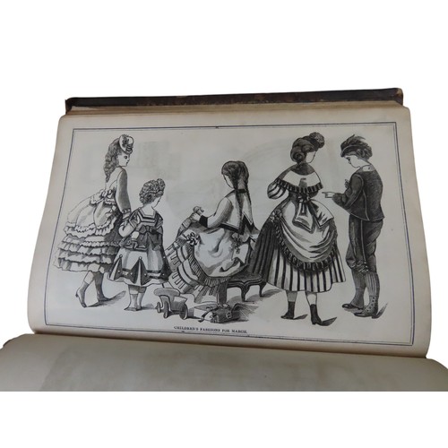 258 - A MIXED GROUP OF HARDBOUND WOMEN'S MAGAZINES AND BOOKS MAINLY FROM THE 19TH CENTURY consisting ofEng... 