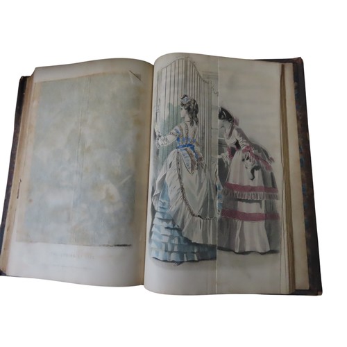 258 - A MIXED GROUP OF HARDBOUND WOMEN'S MAGAZINES AND BOOKS MAINLY FROM THE 19TH CENTURY consisting ofEng... 