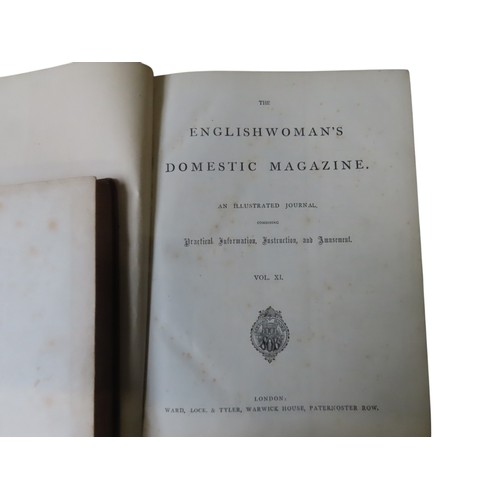 258 - A MIXED GROUP OF HARDBOUND WOMEN'S MAGAZINES AND BOOKS MAINLY FROM THE 19TH CENTURY consisting ofEng... 