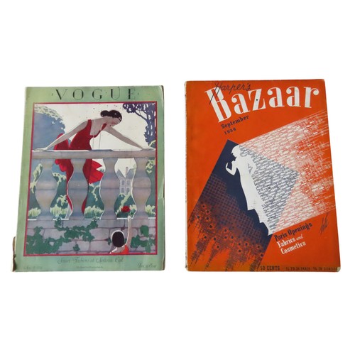 257 - A COPY OF VOGUE FROM MAY 15TH 1924 AND A COPY OF HARPER'S BAZAAR FROM SEPTEMBER 1936