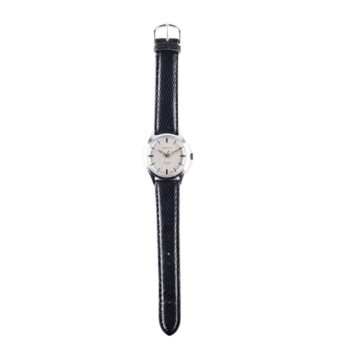 381 - GARRARD 17 JEWEL INCABLOC VINTAGE GENTS MANUAL WIND WRIST WITHIN A STAINLESS STEEL CASE WITH BATON N... 