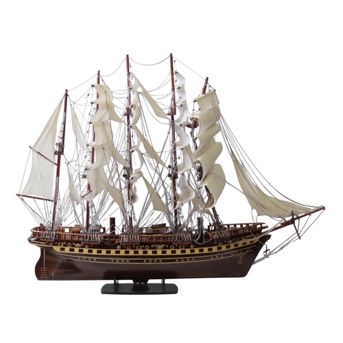 427 - A LARGE MODEL OF FRANCE II TALL SHIP, the five masted barque, which was launched in 1912, and at the... 