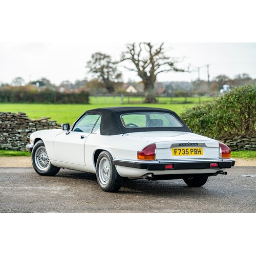 316A - 1989 Jaguar XJ-S ConvertibleRegistration Number: F735 PBHChassis Number: SAJJNADW3DB161938Recorded M... 