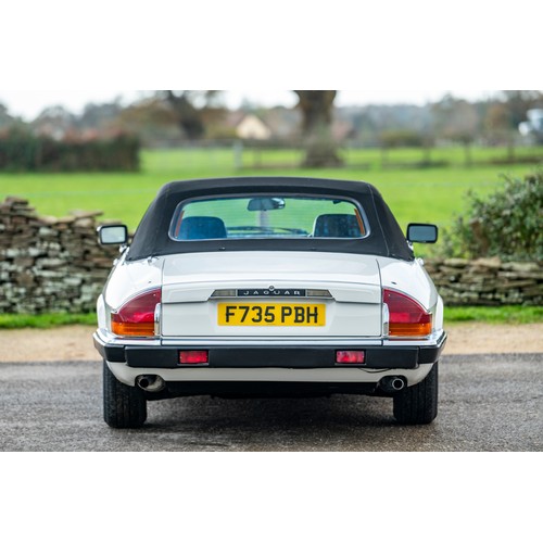 316A - 1989 Jaguar XJ-S ConvertibleRegistration Number: F735 PBHChassis Number: SAJJNADW3DB161938Recorded M... 