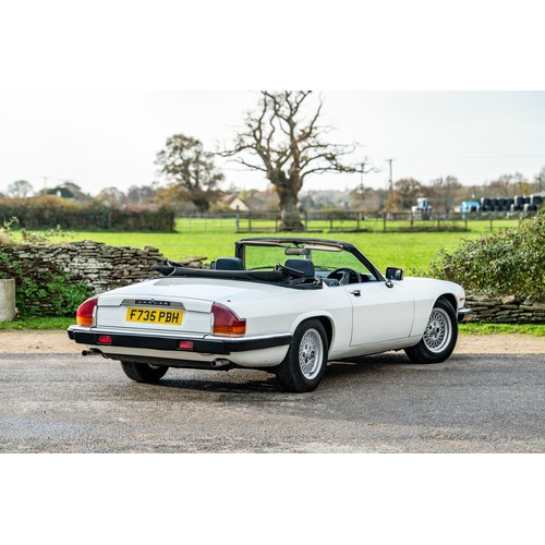 316A - 1989 Jaguar XJ-S ConvertibleRegistration Number: F735 PBHChassis Number: SAJJNADW3DB161938Recorded M... 