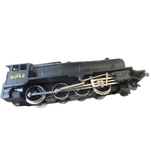 378 - Wrenn Vintage LMS 2-8-0 Freight Loco and Tender, matched box and used, a vintage Wrenn 2221 Cardiff ... 