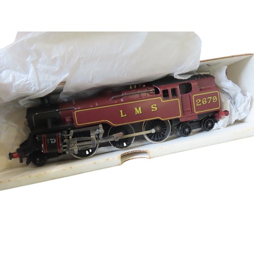 377 - Wrenn OO LMS 2-6-4 Tank Locomotive, boxed, a Wrenn SR green Tank locomotive, three other Wrenn tank ... 