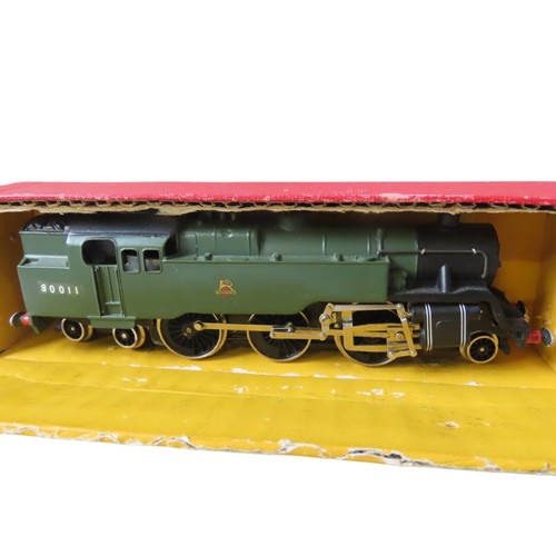 377 - Wrenn OO LMS 2-6-4 Tank Locomotive, boxed, a Wrenn SR green Tank locomotive, three other Wrenn tank ... 