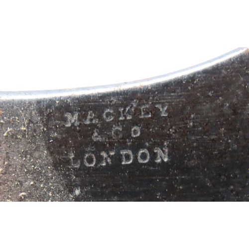 38 - A RARE ROSEWOOD HANDLED FARRIER'S TAIL CUTTER, by Mackley & Co, manufacturers stamp on the blade... 