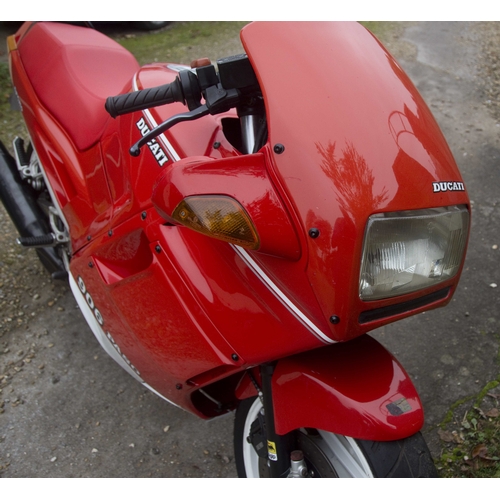 62 - 1990 Ducati Paso 906Registration Number:  H665 VGTFrame Number: ZDM906PC-001543Engine Number: 001445... 